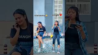 relationship best hai ya single life btaoo😇🥰youtubeshorts trending trending viral bestfriend [upl. by Ahtebat]