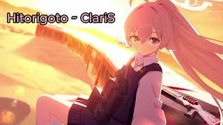 hitorigoto ClariS  takanashi hoshino  blue archive cover ai [upl. by Ayikat]