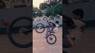 Highchair Wheelie😱😱 Subscribe NOW👆👆 cyclestunt trending vairalvideo freestyle cumilla mtb bsb [upl. by Yrrem]