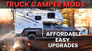 Transform Your Truck Camper with These Affordable Upgrades [upl. by Pren]