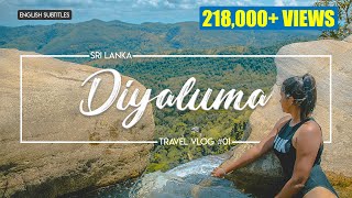 We Explore Sri Lankas HIDDEN Gem Diyaluma Waterfall  Vlog1 [upl. by Ivens]