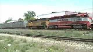 Q409 with CSX SD60I Ex Trona SD452 and ex UP Tunnelmotor [upl. by Divadnahtanoj754]