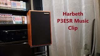 Stereo sound demo Harbeth P3ESR speaker Music clip [upl. by Lema482]