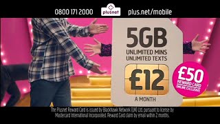 Plusnet Mobile  Unnecessary Distractions 2019 UK January [upl. by Airb]