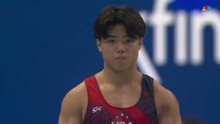 Asher Hong does the most difficult vault in the WORLD  US Olympic Gymnastics Trials [upl. by Niall]