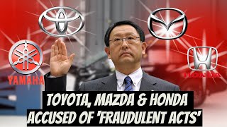 Toyota suspends car shipments as scandal involving Honda amp Mazda emerges [upl. by Letnwahs456]