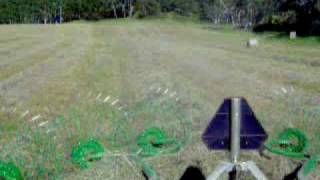 Raking hay with my John Deere 2640 [upl. by Turne315]