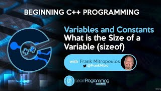 Lec 14 What is the size of a variablesizeof in c programming lecture c [upl. by Fransis]