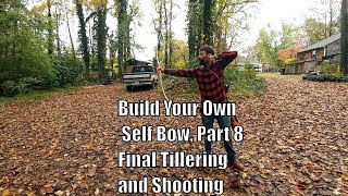 Build Your First Selfbow Part 8 Final tillering and Shooting [upl. by Oicnevuj]