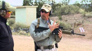 Clearing a Double Feed in an AR15  Gunsite Academy Firearms Training [upl. by Borchert]