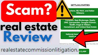 RealEstateCommissionLitigationcom Legit or Scam [upl. by Marybella644]