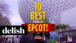 Top 10 Foods at Epcot  Delish [upl. by Schuman]