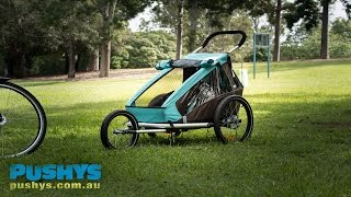 PUSHYS REVIEW Croozer Plus Trailer Review [upl. by Eniamrahc219]