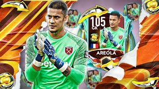 HES HERE 105 OVR ALPHONSE AREOLA REVIEW IN FIFA MOBILE 21 [upl. by Norved109]