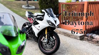 2013 DAYT 675r  REVIEW  Walkaround  supersport  WORTH IT [upl. by Atikin]