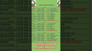 2024 KCSE Exam timetable table music love gospelmusic answer kingdommusic christiansongs [upl. by Nesta]