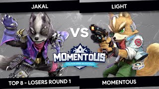 Momentous  Jakal Wolf Vs Light Fox  Top 8  Losers Round 1 [upl. by Ayimat413]