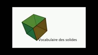 Vocabulaire des solides  test corrigé [upl. by Adnar]