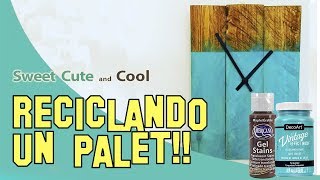 😍Ideas Creativas con PALETS  Cómo Hacer un RELOJ de PARED Casero 😘🛠️🛠️ [upl. by Mildrid]