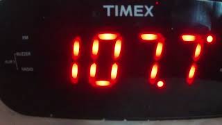 Product Review Timex Red Display Dual Alarm Clock AMFM Radio Battery Backup T231Y [upl. by Adalheid432]