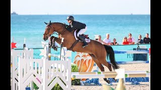 Georgina Bloomberg amp Sempa Fidelis Winning Round  2 140 Speed Class Miami Beach [upl. by Pearline]