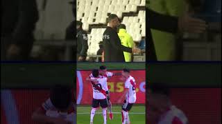 ASÍ FESTEJÓ DEMICHELIS EL GOLAZO de Barco para el 10 de River ante Temperley por Copa Argentina [upl. by Phelia]