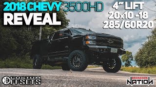 Boondock Nations 2018 Chevy 3500HD Build  Reveal [upl. by Arlie79]