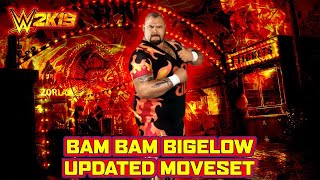 WWE 2K19 Bam Bam Bigelow Updated Moveset [upl. by Stringer843]