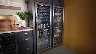 Zephyr Presrv® Full Size Dual Zone Wine amp Beverage Cooler  PRWB24F02AG [upl. by Airdnazxela138]