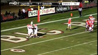 Loganville RB Bernard Merriweather 2 Yard TD Run [upl. by Bannerman]