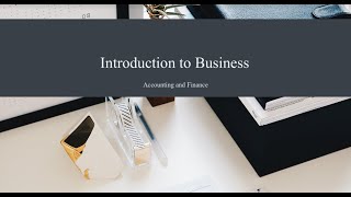 INTRO TO BUSINESS CH 16 Accounting amp Finance [upl. by Irahc]