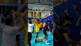 Indian U18 team sending off Indian U20 team for U20 Asian championship volleylyf volleyball [upl. by Arimay]