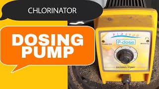 Dosing pump Chlorinator [upl. by Eimorej253]