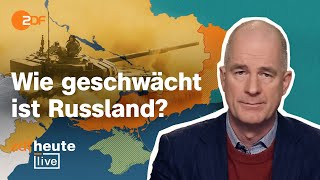 Ukraine greift Krim an – PanzerVorstoß an der Front  Militärexperte bei ZDFheute live [upl. by Amled]