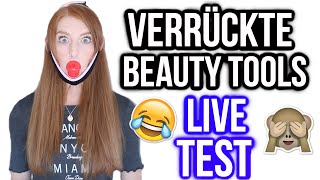 VERRÜCKTE BEAUTY TOOLS IM TEST  LaurenCocoXO [upl. by Chadwick]