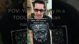 Asking a guy in a TOOL shirt if he can name 3 songs [upl. by Yelram]