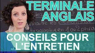 Conseils pour lentretien de lexpression orale au bac  Anglais  Terminale  Les Bons Profs [upl. by Llirrehs]