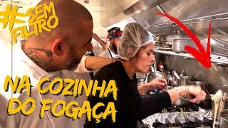 COZINHEI NO RESTAURANTE NOVO DO FOGAÇA  Adriane Galisteu [upl. by Atteuqehs]