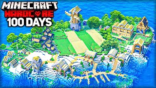 I Survived 100 Days on an ISLAND in Minecraft Hardcore [upl. by Harland]