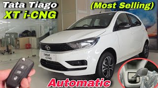 2024 Tata Tiago XT Cng  Automatic 2024 Model 🔥 Tata Tiago Cng AMT❤️  Full Review [upl. by Calore]