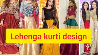 Latest new party wear lehenga kurti design for girls 2022stylish lehenga choli designlehengacholi [upl. by Kanya]