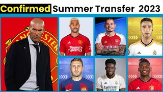 🚨 ALL CONFIRMED TRANSFER NEWS ZIDANE TO MANCHESTERUNITED INACIO TO MADRID DE LEAO TO UNITED [upl. by Magen]