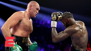 Tyson Fury beats Deontay Wilder via TKO  Boxing on ESPN [upl. by Dopp]