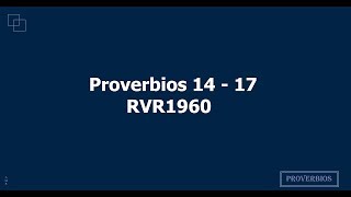 La Biblia hablada Proverbios 15  17 [upl. by Hakeber451]