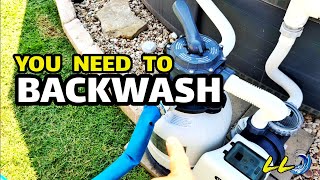 How To Backwash And Rinse Your Intex Pool [upl. by Lagas777]