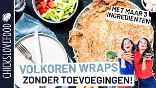 ZELF VOLKOREN WRAPS MAKEN  CHICKSLOVEFOOD [upl. by Geno]