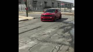 Srt jeep burnout rear wheel drive [upl. by Nets975]