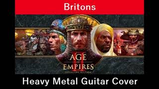 Age of Empires 2 DE  Britons Theme HEAVY METAL GUITAR COVER [upl. by Notirb]