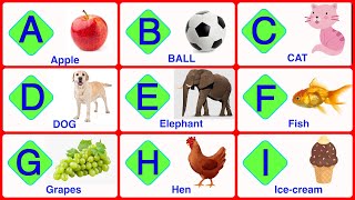 A For Apple B For Ball I Abcd Song I Abcd Rhymes I Abc Song Nursery Rhymes I Happy Bachpan [upl. by Enyahs]