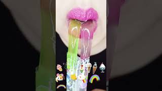 ASMR Slurping Soft Chewing Jelly Eating Sounds chewchewasmr575 [upl. by Anialed52]